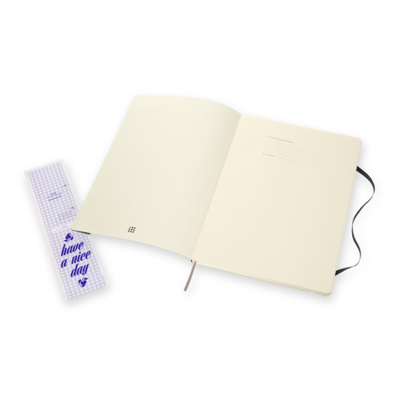 Notes MOLESKINE Classic A4 (21x29,7 cm) w kratkę, miękka oprawa, 192 strony, czarny