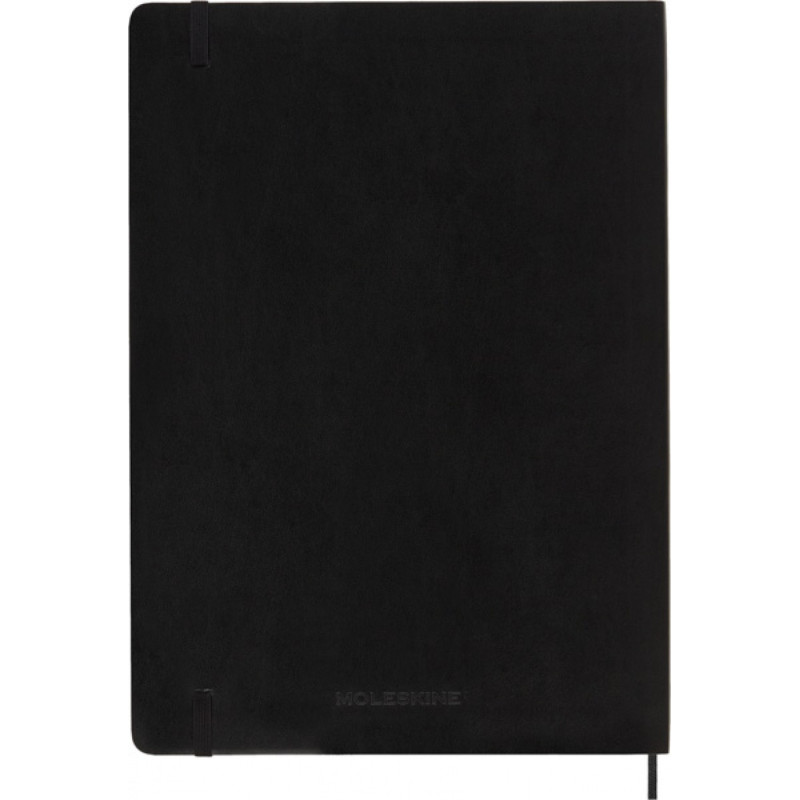 Notes MOLESKINE Classic A4 (21x29,7 cm) w kratkę, miękka oprawa, 192 strony, czarny