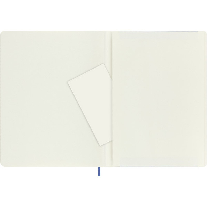 Notes MOLESKINE Classic XL (19x25 cm) w linie, miękka oprawa, hydrangea blue, 192 strony, niebieski