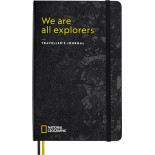 Notes MOLESKINE Passion Journal Travellers National Geographic, 400 stron, szary