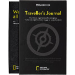 Notes MOLESKINE Passion Journal Travellers National Geographic, 400 stron, szary