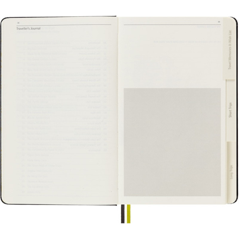 Notes MOLESKINE Passion Journal Travellers National Geographic, 400 stron, szary