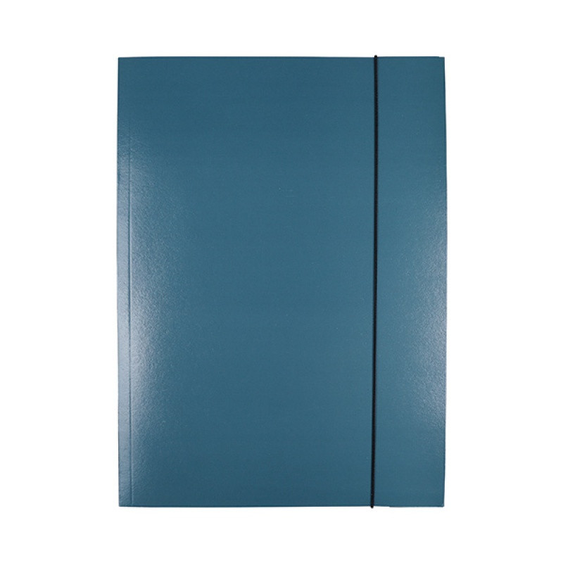 Teczka z gumką OFFICE PRODUCTS Natura, karton/lakier, A4, 300gsm, 3-skrz., mix kolorów