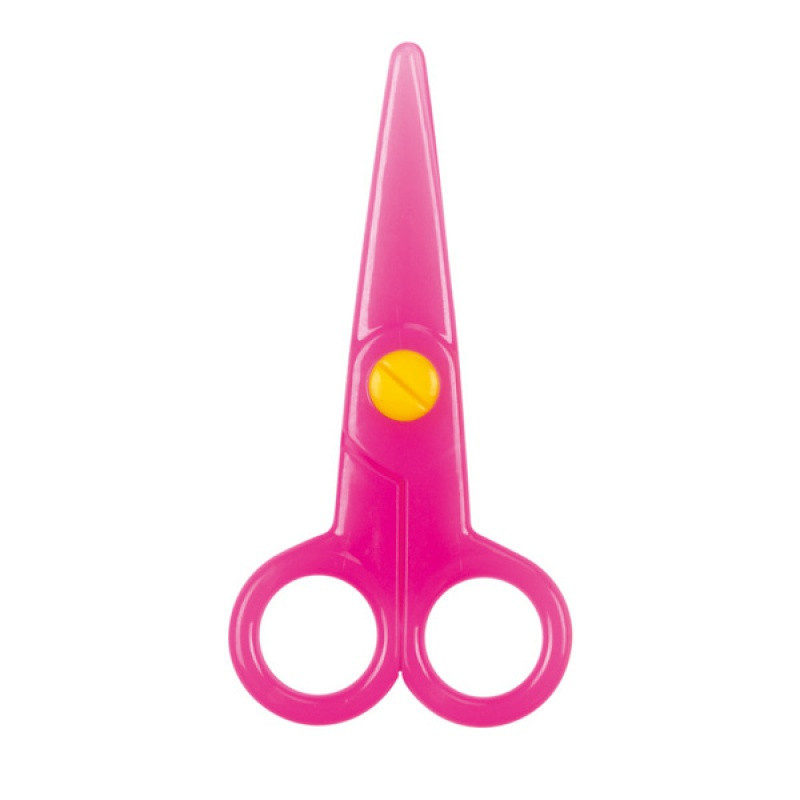 Nożyczki szkolne KEYROAD Security, 12,5cm, zaokrąglone, display, mix kolorów