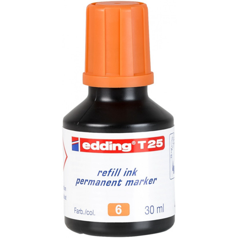 Tusz do uzupełniania markerów permanentnych e-T 25 EDDING, pomarańczowy