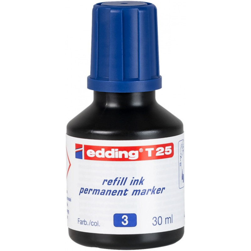 Tusz do uzupełniania markerów permanentnych e-T 25 EDDING, niebieski