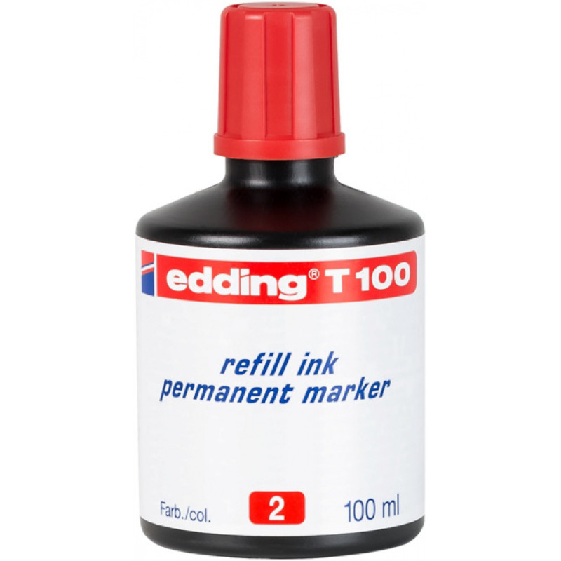 Tusz do uzupełniania markerów permanentnych e-T 100 EDDING, czerwony