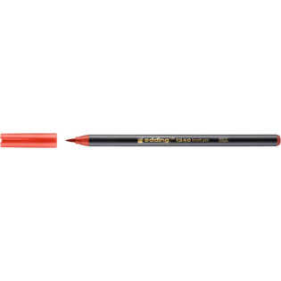 Pisak z końcówką pędzelkową e-1340 EDDING, 1-3 mm, czerwony