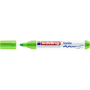 Marker tekstylny e-4500 EDDING, 2-3 mm, jasnozielony