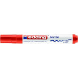Marker tekstylny e-4500 EDDING, 2-3 mm, czerwony