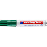 Marker permanentny no.1 EDDING, 1-5mm, zielony