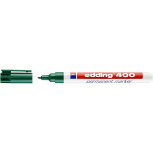 Marker permanentny e-400 EDDING, 1 mm, zielony