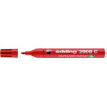 Marker permanentny e-2000c EDDING, 1,5-3 mm, czerwony