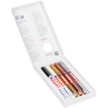 Marker olejowy połyskujący do kaligrafii e-753 EDDING, 1-2,5 mm, 5 szt., mix kolorów