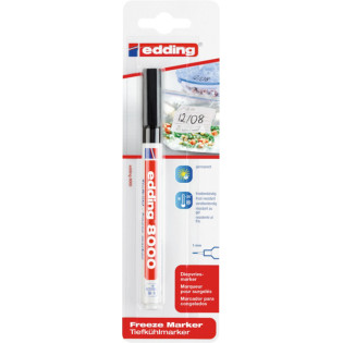 Marker odporny na działanie niskiej temperatury e-8000 EDDING, 1 mm, blister, czarny