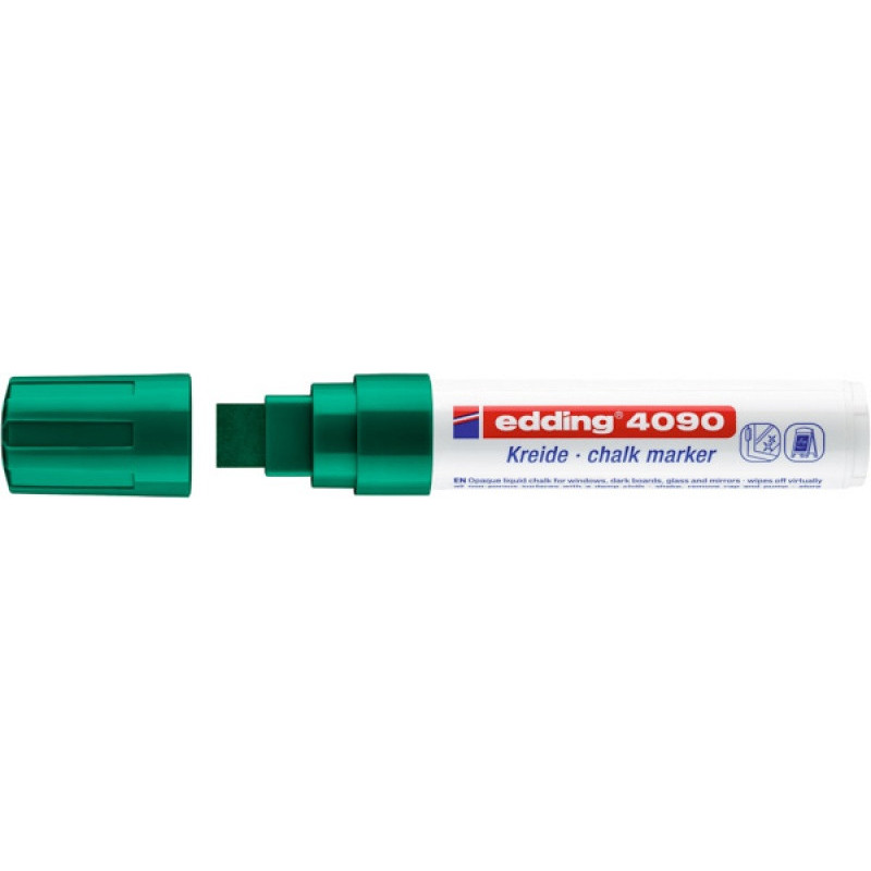 Marker kredowy e-4090 EDDING, 4-15 mm, zielony