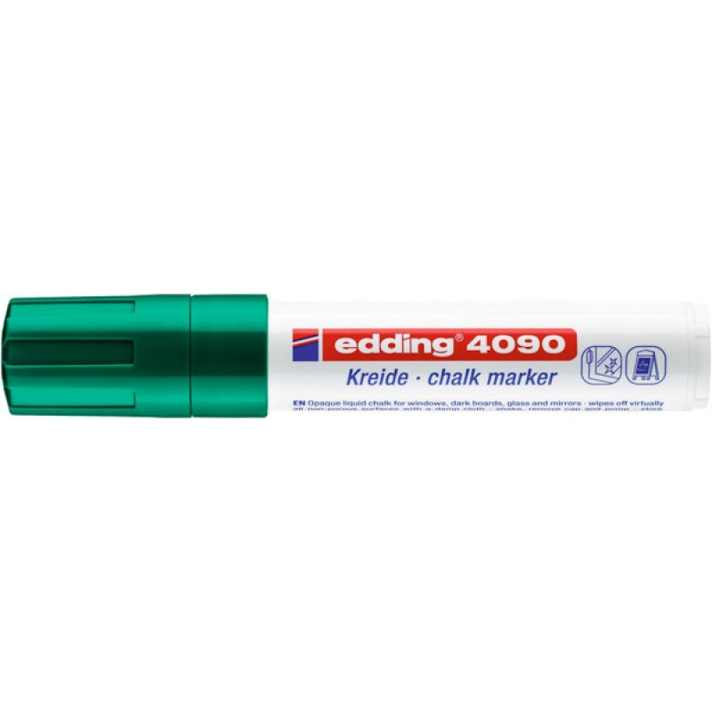 Marker kredowy e-4090 EDDING, 4-15 mm, zielony