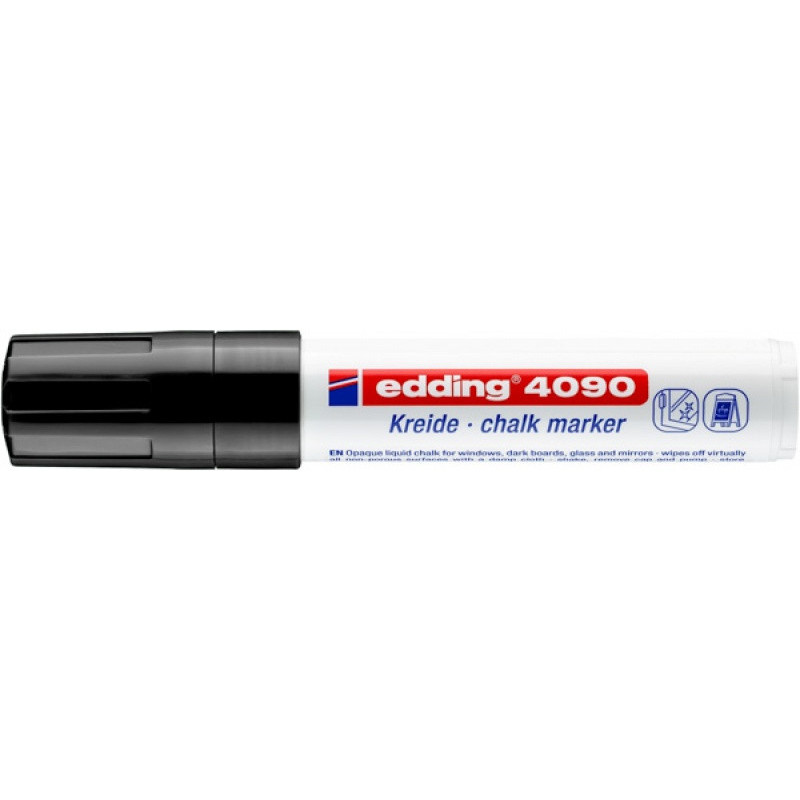 Marker kredowy e-4090 EDDING, 4-15 mm, czarny