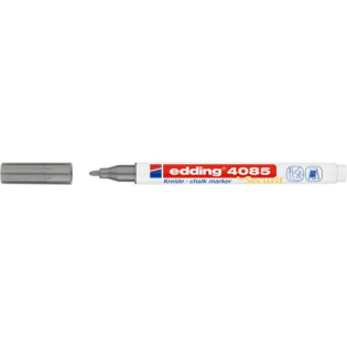 Marker kredowy e-4085 EDDING, 1-2 mm, srebrny