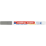 Marker kredowy e-4085 EDDING, 1-2 mm, srebrny