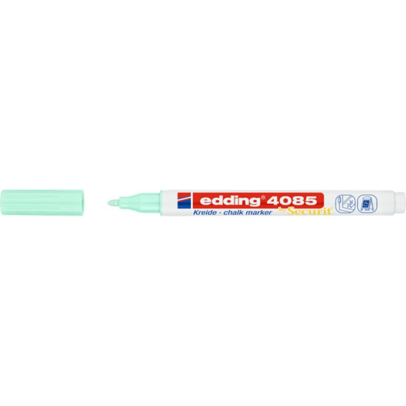 Marker kredowy e-4085 EDDING, 1-2 mm, pastelowy zielony