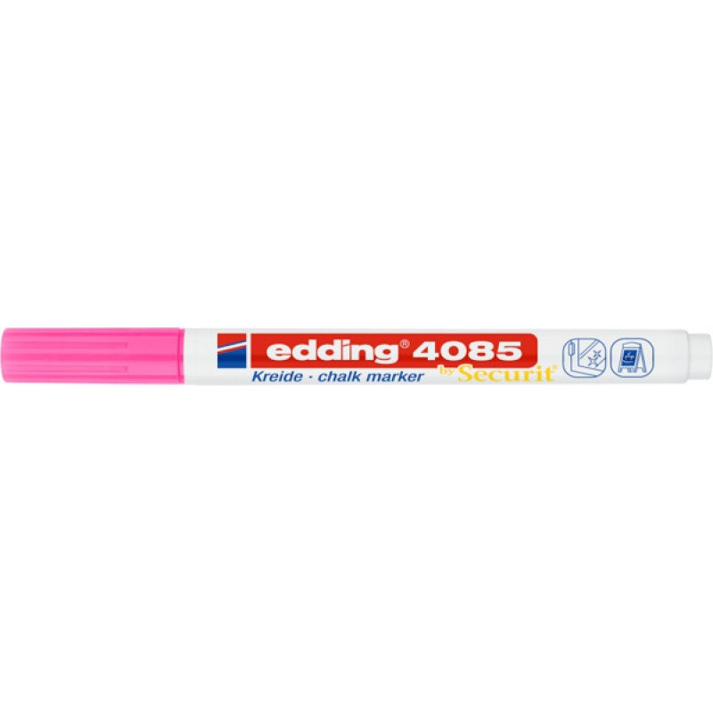 Marker kredowy e-4085 EDDING, 1-2 mm, neonowy różowy