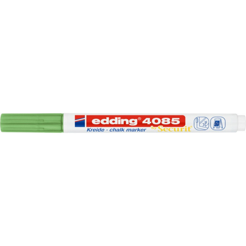 Marker kredowy e-4085 EDDING, 1-2 mm, metaliczny zielony