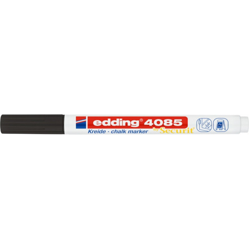 Marker kredowy e-4085 EDDING, 1-2 mm, czarny
