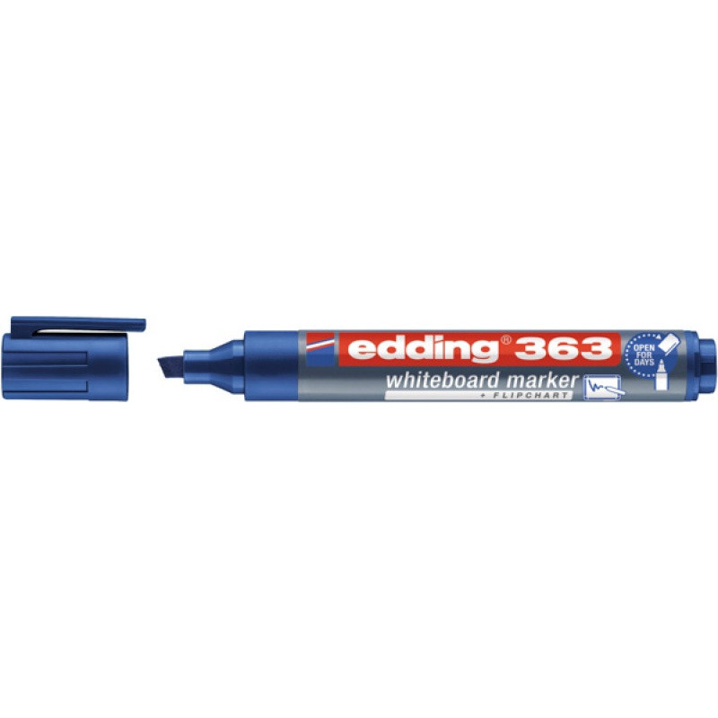 Marker do tablic e-363 EDDING, 1-5 mm, niebieski