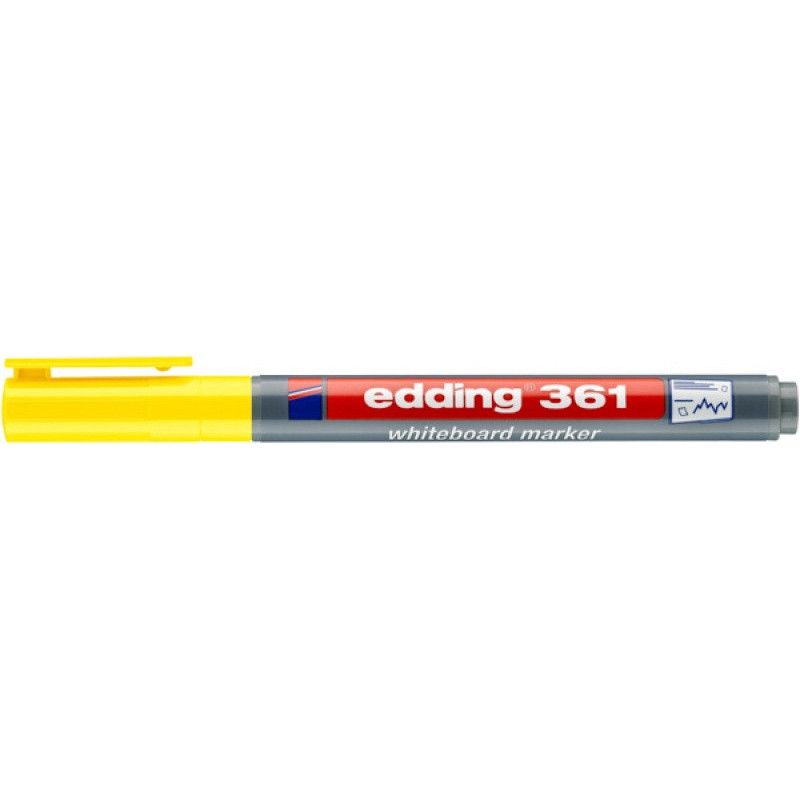 Marker do tablic e-361 EDDING, 1 mm, żółty