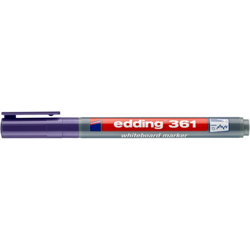 Marker do tablic e-361 EDDING, 1 mm, fioletowy