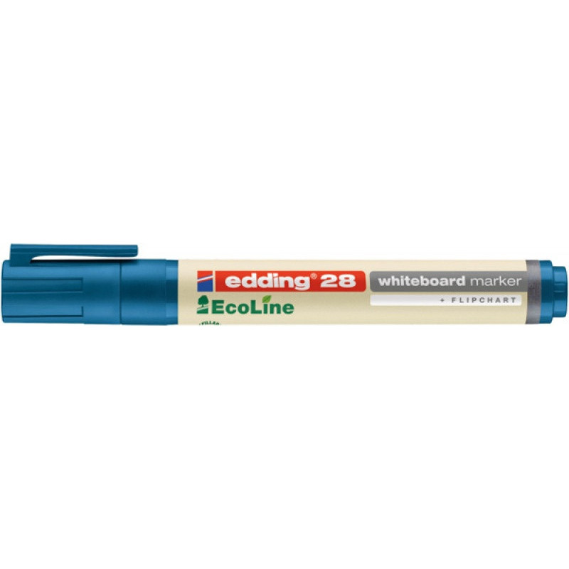Marker do tablic e-28 EDDING EcoLine, 1,5-3 mm, niebieski