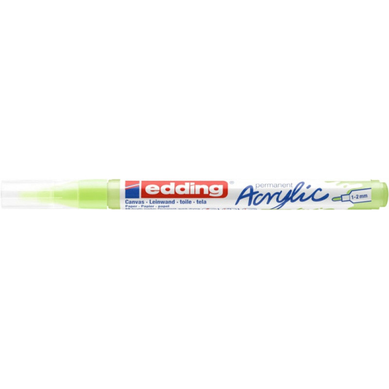 Marker akrylowy e-5300 EDDING, 1-2 mm, pastelowy zielony mat