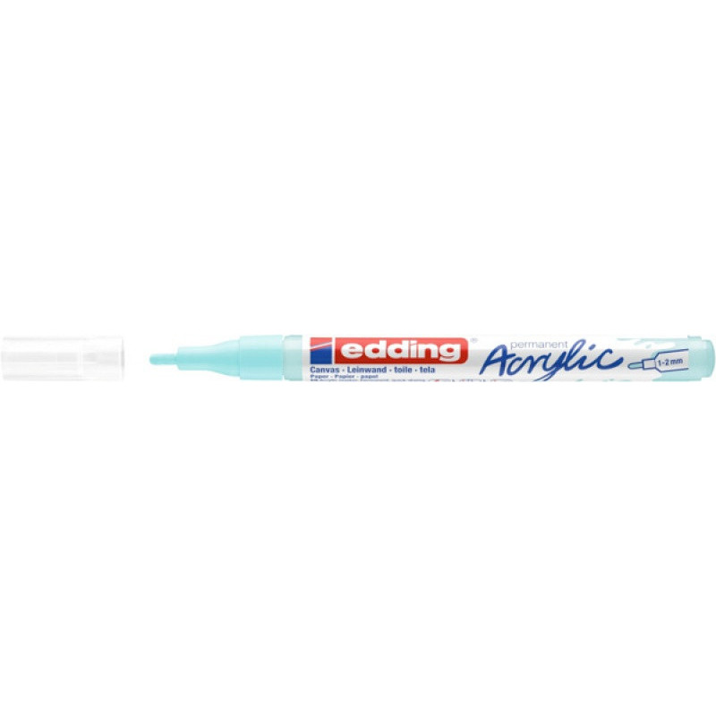 Marker akrylowy e-5300 EDDING, 1-2 mm, matowy niebieski pastel
