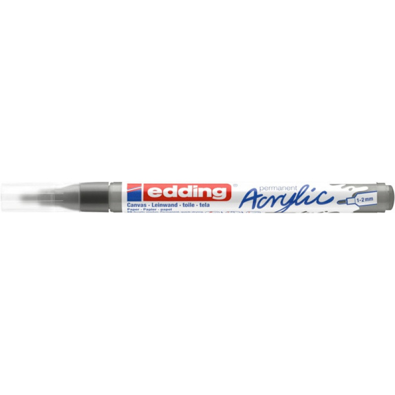 Marker akrylowy e-5300 EDDING, 1-2 mm, matowy antracyt
