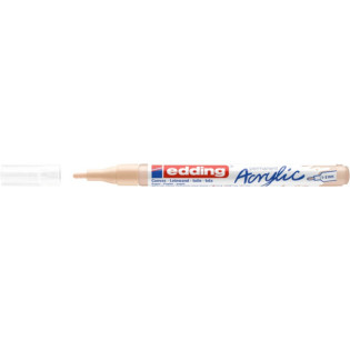 Marker akrylowy e-5300 EDDING, 1-2 mm, koloru cielistego