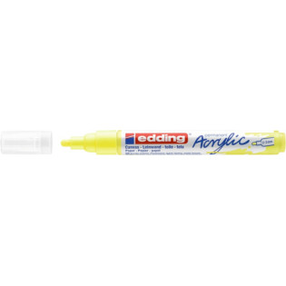 Marker akrylowy e-5100 EDDING, 2-3 mm, żółty neonowy