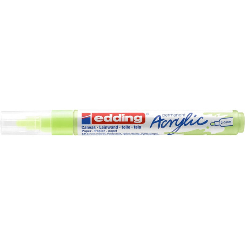 Marker akrylowy e-5100 EDDING, 2-3 mm, pastelowy zielony mat