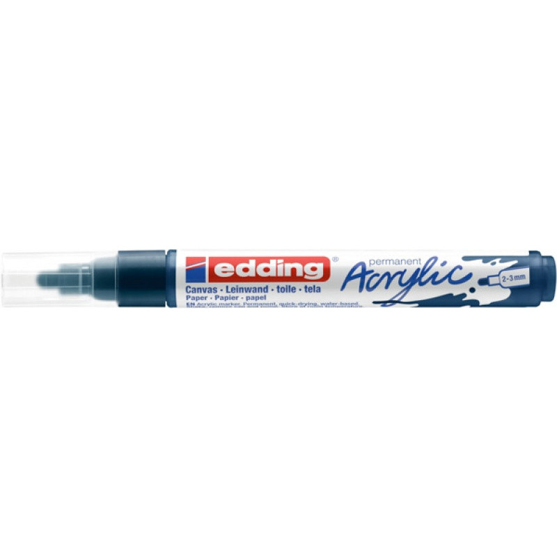 Marker akrylowy e-5100 EDDING, 2-3 mm, matowy szykowny granat