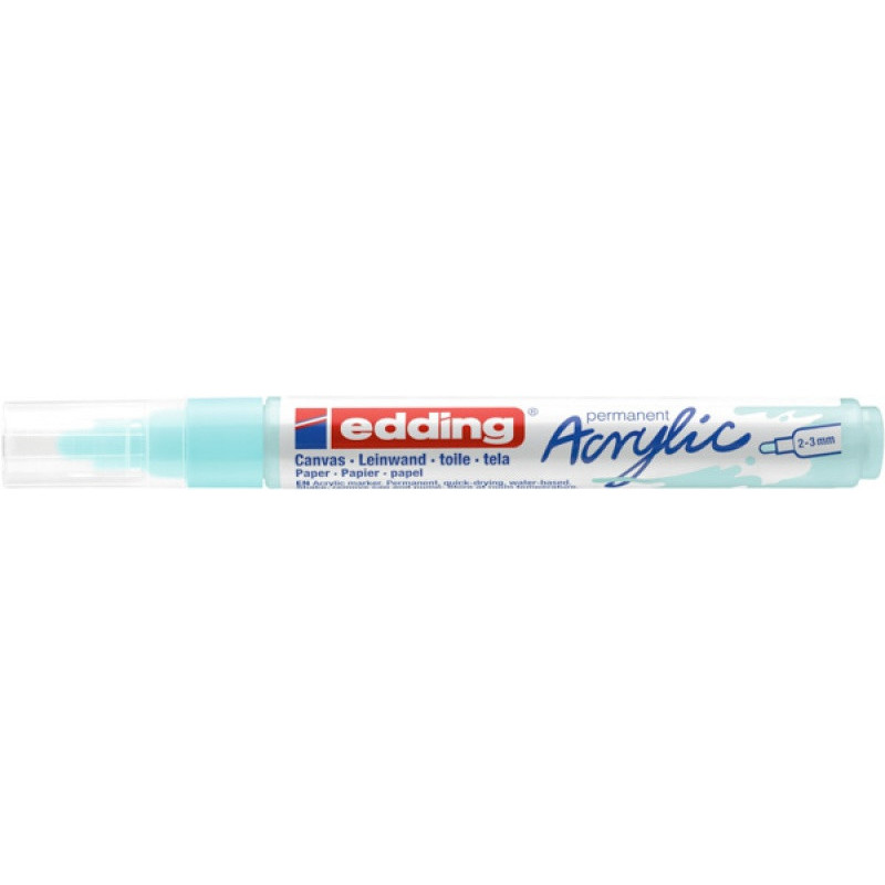 Marker akrylowy e-5100 EDDING, 2-3 mm, matowy niebieski pastel