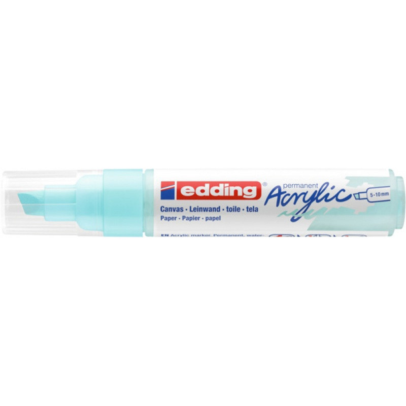 Marker akrylowy e-5000 EDDING, 5-10 mm, matowy niebieski pastel