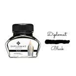 Atrament do piór wiecznych DIPLOMAT, w kałamarzu, 30 ml, czarny