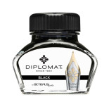 Atrament do piór wiecznych DIPLOMAT, w kałamarzu, 30 ml, czarny