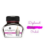 Atrament do piór wiecznych DIPLOMAT, w kałamarzu, 30 ml, orchid pink