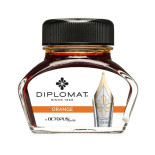 Atrament do piór wiecznych DIPLOMAT, w kałamarzu, 30 ml, pomarańczowy