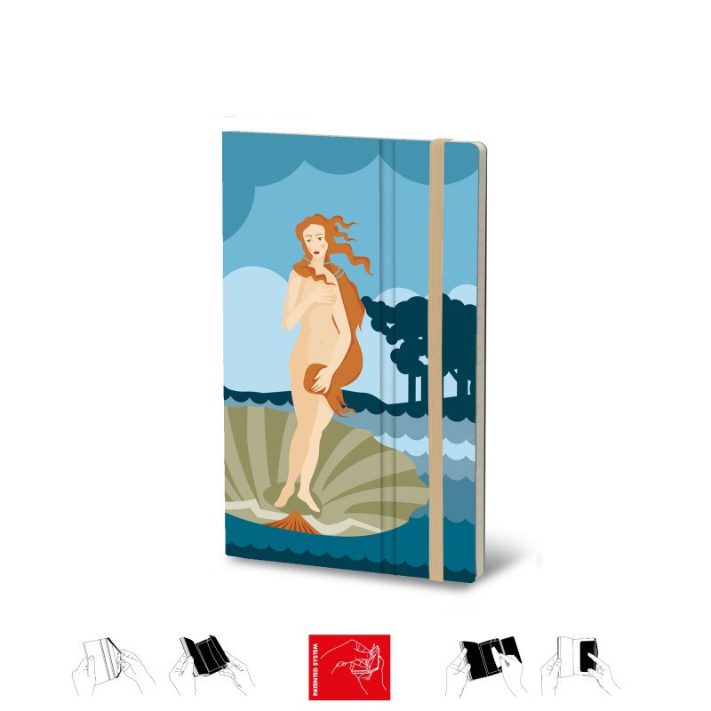 Notatnik STIFFLEX, 13x21cm, 192 strony, Botticelli