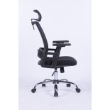 Fotel biurowy OFFICE PRODUCTS Mykonos, czarny