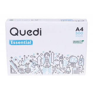 Papier ksero QUEDI ESSENTIAL A4, A4, klasa C, 80gsm, 500ark.