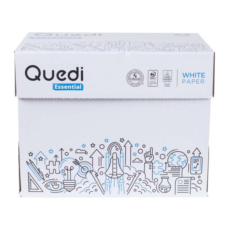 Papier ksero QUEDI ESSENTIAL A4, A4, klasa C, 80gsm, 500ark.