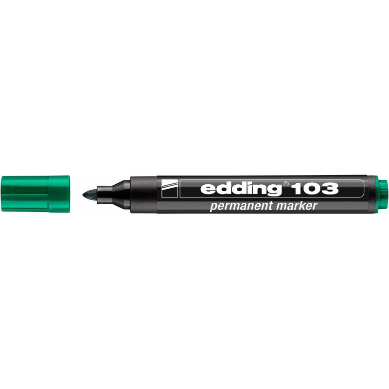 Marker permanentny e-103 EDDING, zielony